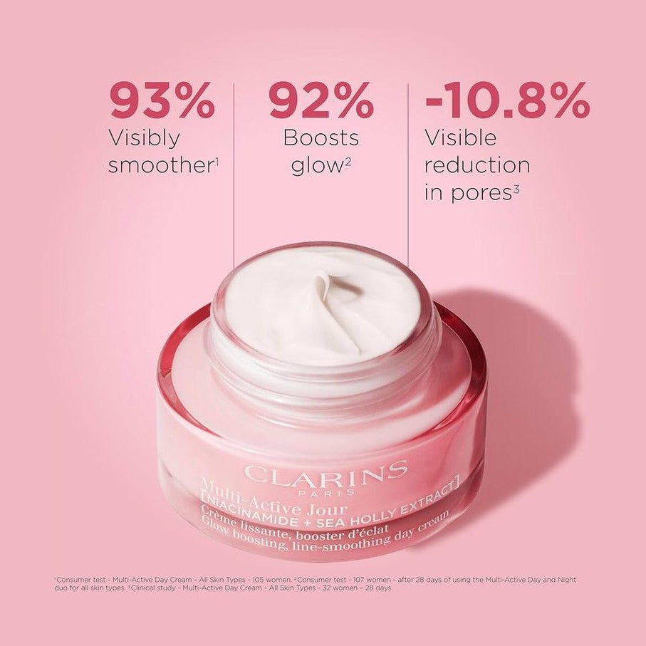 Clarins Multi Active Glow Boosting Line-Smoothing Day Cream 50ml