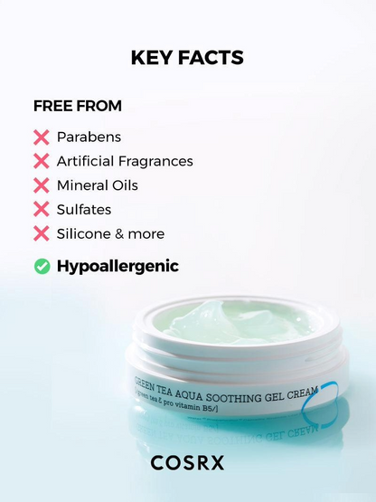 Cosrx-Hydrium-Green-Tea-Aqua-Soothing-Gel-Cream-50Ml – beauty &amp; skincare essential for daily radiance
