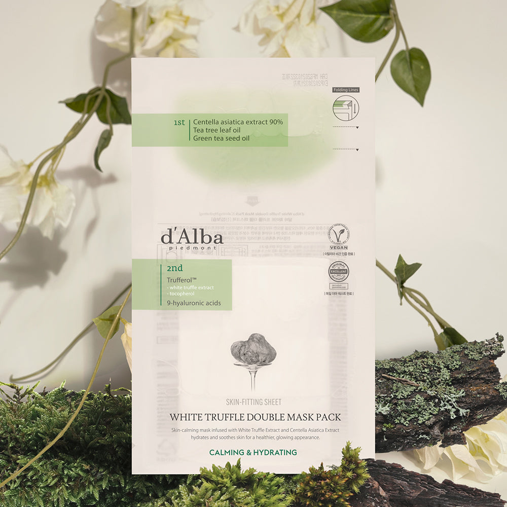 Dalba-White-Truffle-Double-Mask-Pack-Calming-Hydrating-34-5G-X-20Ea – beauty & skincare essential for daily radiance