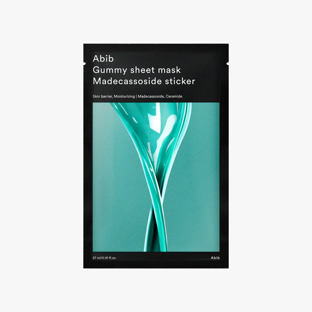 Abib Gummy sheet mask Madecassoside sticker 27ml