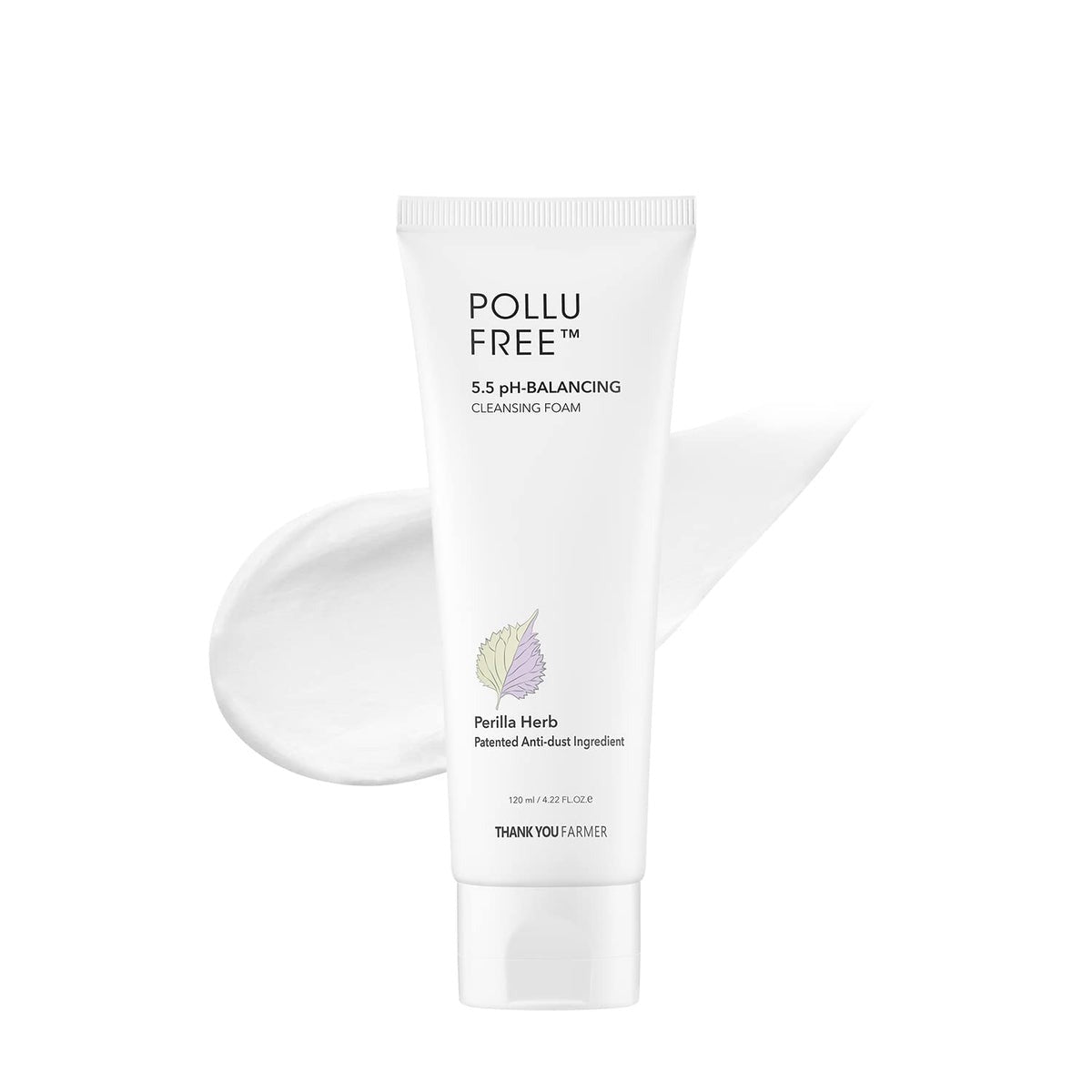 Thank You Farmer Pollufree 5.5 pH-Balancing Cleansing Foam 120ml