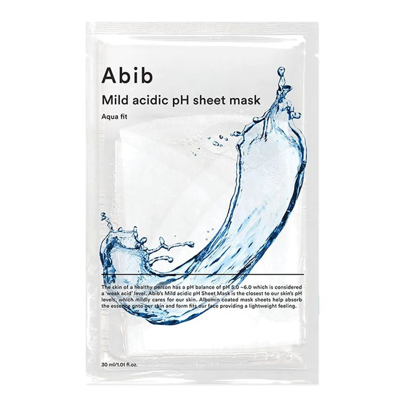Abib Mild acidic pH sheet mask Aqua fit 30ml