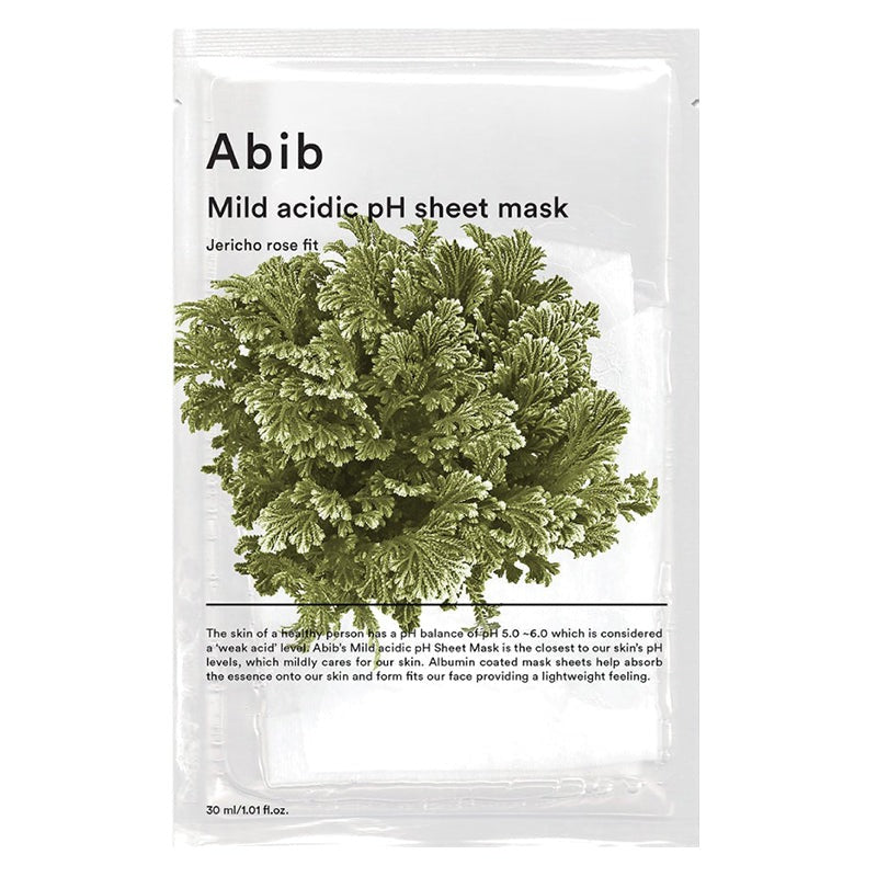 Abib Mild acidic pH sheet mask Jericho rose fit 30ml