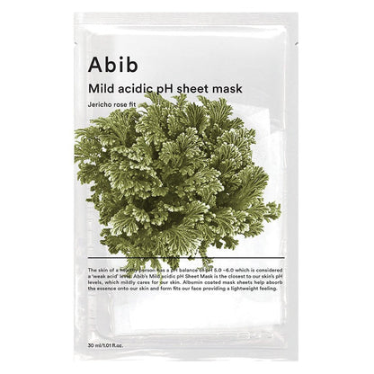 Abib Mild acidic pH sheet mask Jericho rose fit 30ml