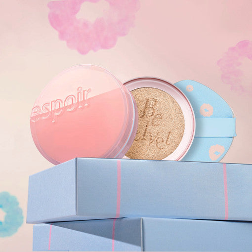 Espoir Pro Tailor Be Velvet Cover Cushion New Class Cherry Blossom Edition Spf34 Pa++ 13G+13G(Rifill) โ beauty & skincare