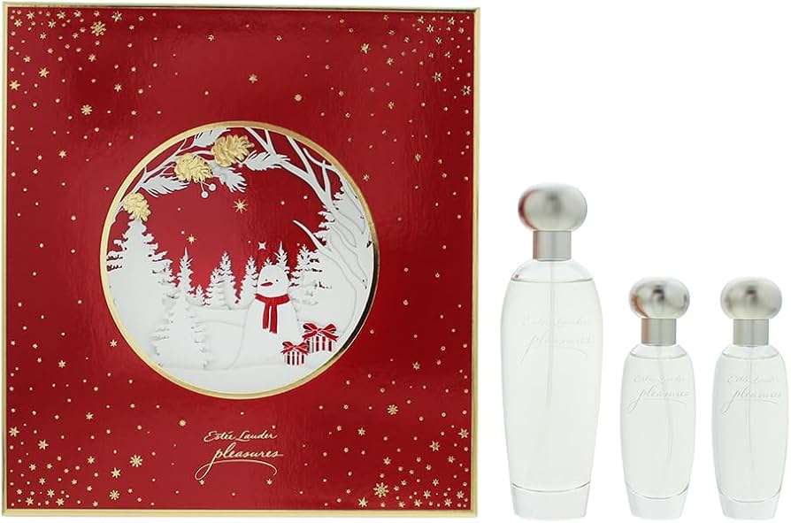 Estee Lauder Pleasures Gift Set 100ml EDP + 30ml EDP + 30ml EDP