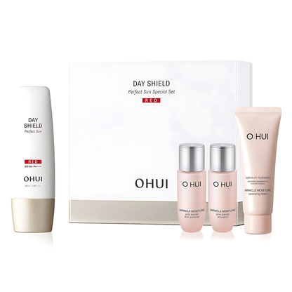 O HUI Day Shield Perfect Sun Black Special Set