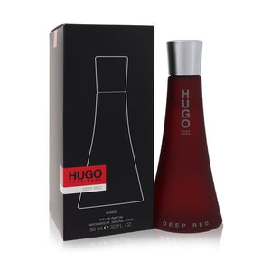hugo DEEP RED by Hugo Boss Eau De Parfum Spray 3 oz for Women