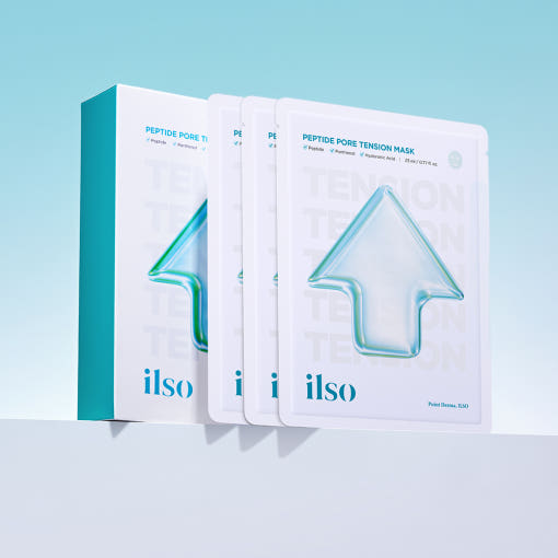 Ilso Peptide Pore Tension Mask 23Ml X 10Ea – beauty &amp; skincare essential for daily radiance