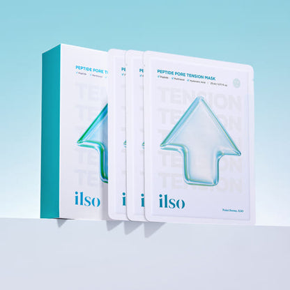 Ilso Peptide Pore Tension Mask 23Ml X 10Ea – beauty &amp; skincare essential for daily radiance