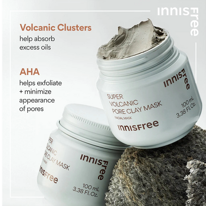 Innisfree-Super-Volcanic-Pore-Clay-Mask-100Ml-Pore-Clearing-Solution – beauty &amp; skincare essential for daily radiance