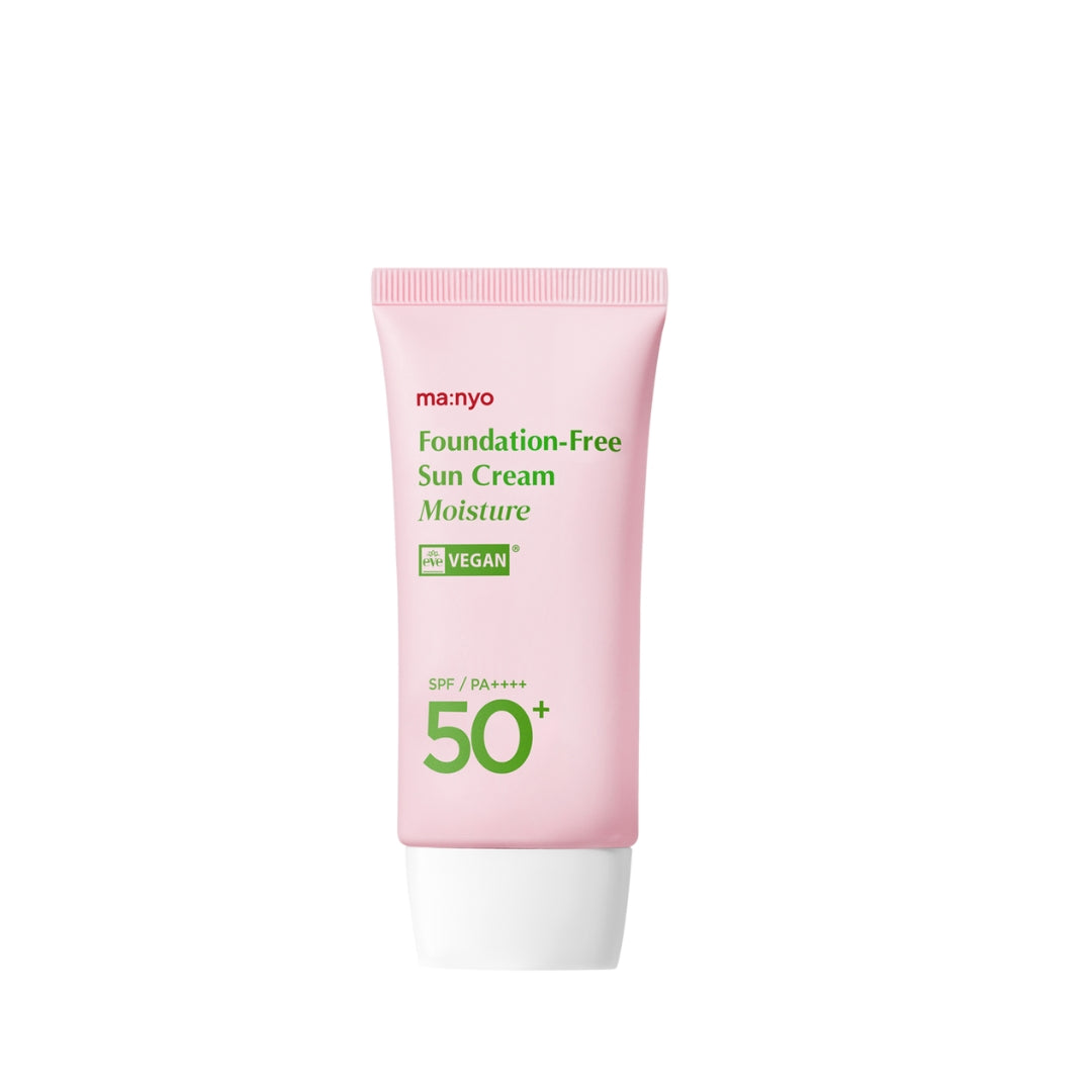 ma:nyo Foundation-Free Sun Cream Moisture 50ml SPF50+ PA++++ - All Day Pretty Korean Beauty manyo