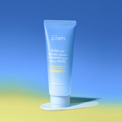 make p:rem Safe Me. Amino Refresh Cleansing Balm 100ml - All Day Pretty Korean Beauty make prem