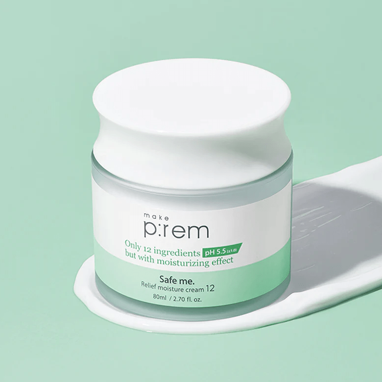 make p:rem Safe Me. Relief Moisture Cream 12 80ml - All Day Pretty Korean Beauty make prem
