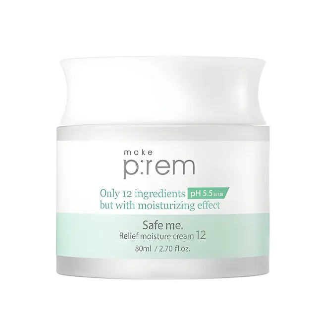 make p:rem Safe Me. Relief Moisture Cream 12 80ml - All Day Pretty Korean Beauty make prem