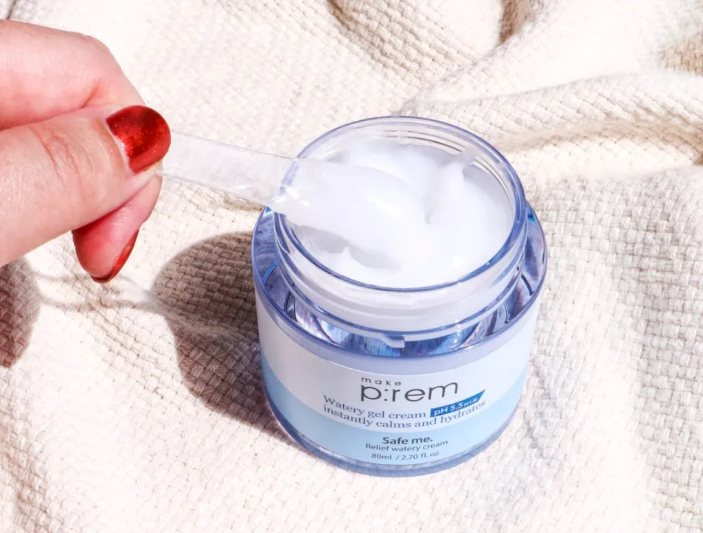 make p:rem Safe Me. Relief Watery Cream 80ml - All Day Pretty Korean Beauty make prem