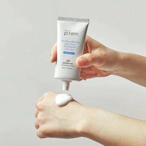 make p:rem UV Defense Me. Calming Sun Cream SPF 50+ PA++++ 50ml - All Day Pretty Sun Cream make prem