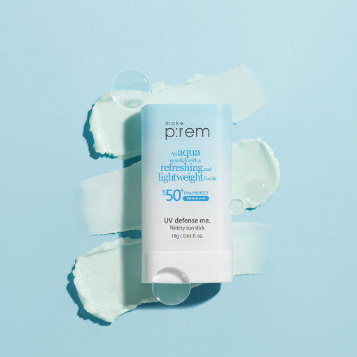 make p:rem UV Defense Me. Watery Balm Sun Stick SPF50+ PA++++ 18g - All Day Pretty Sun Stick make prem