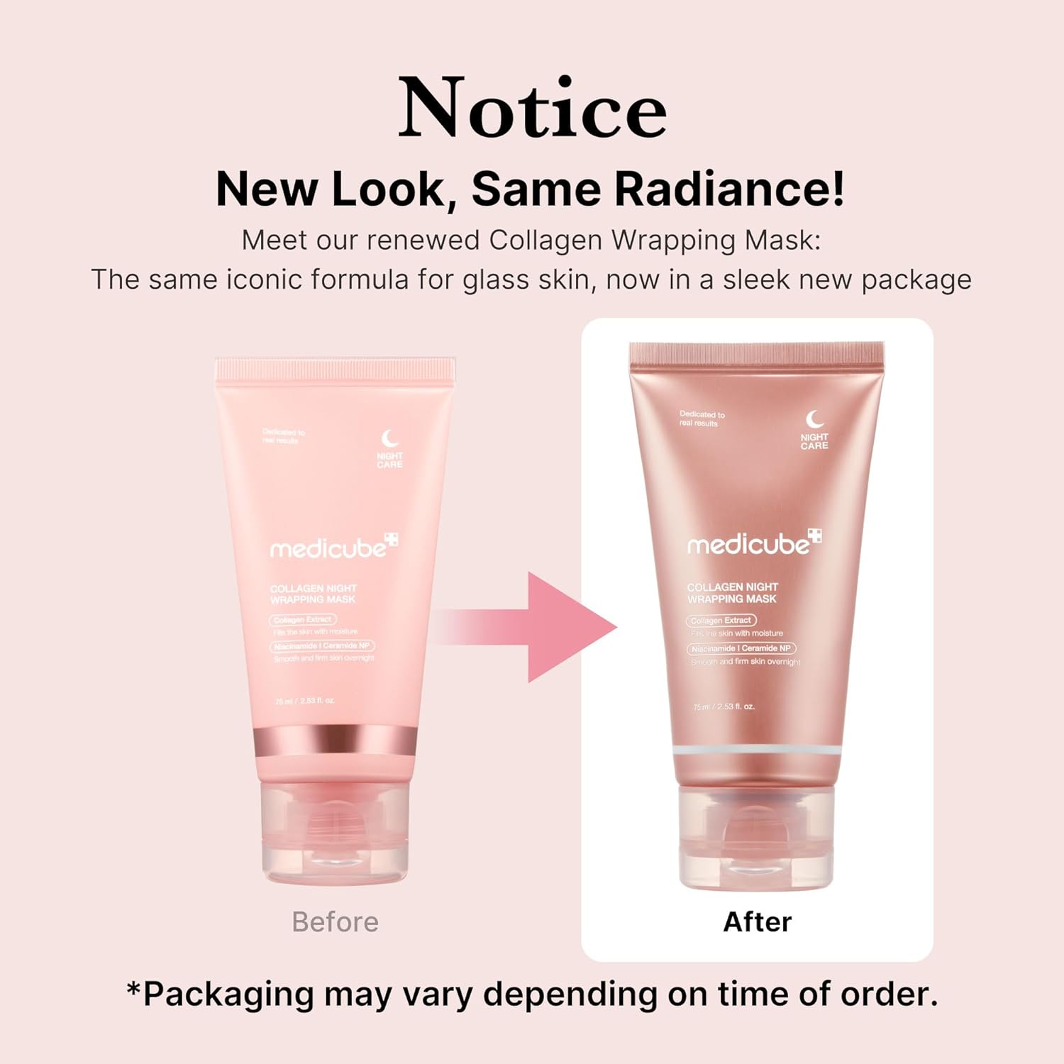 medicube Collagen Night Wrapping Mask 75ml - All Day Pretty Facial Mask medicube