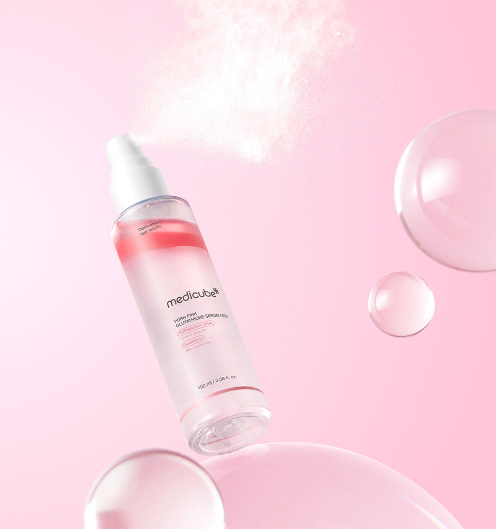 medicube PDRN Pink Glutathione Serum Mist 100ml - All Day Pretty Mist medicube