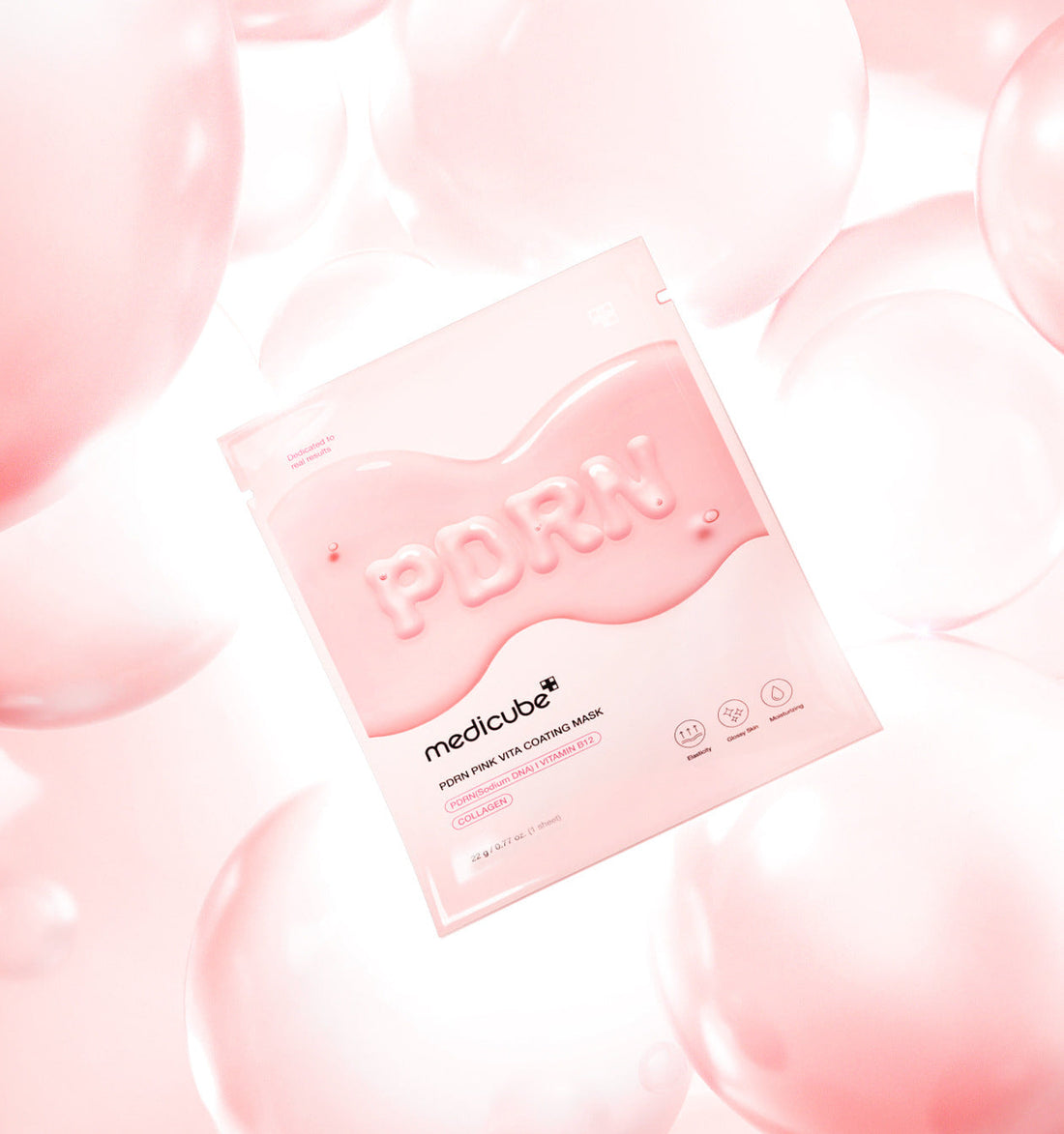 Medicube-Pdrn-Pink-Vita-Coating-Mask-22G-X-5Ea โ beauty & skincare essential for daily radiance