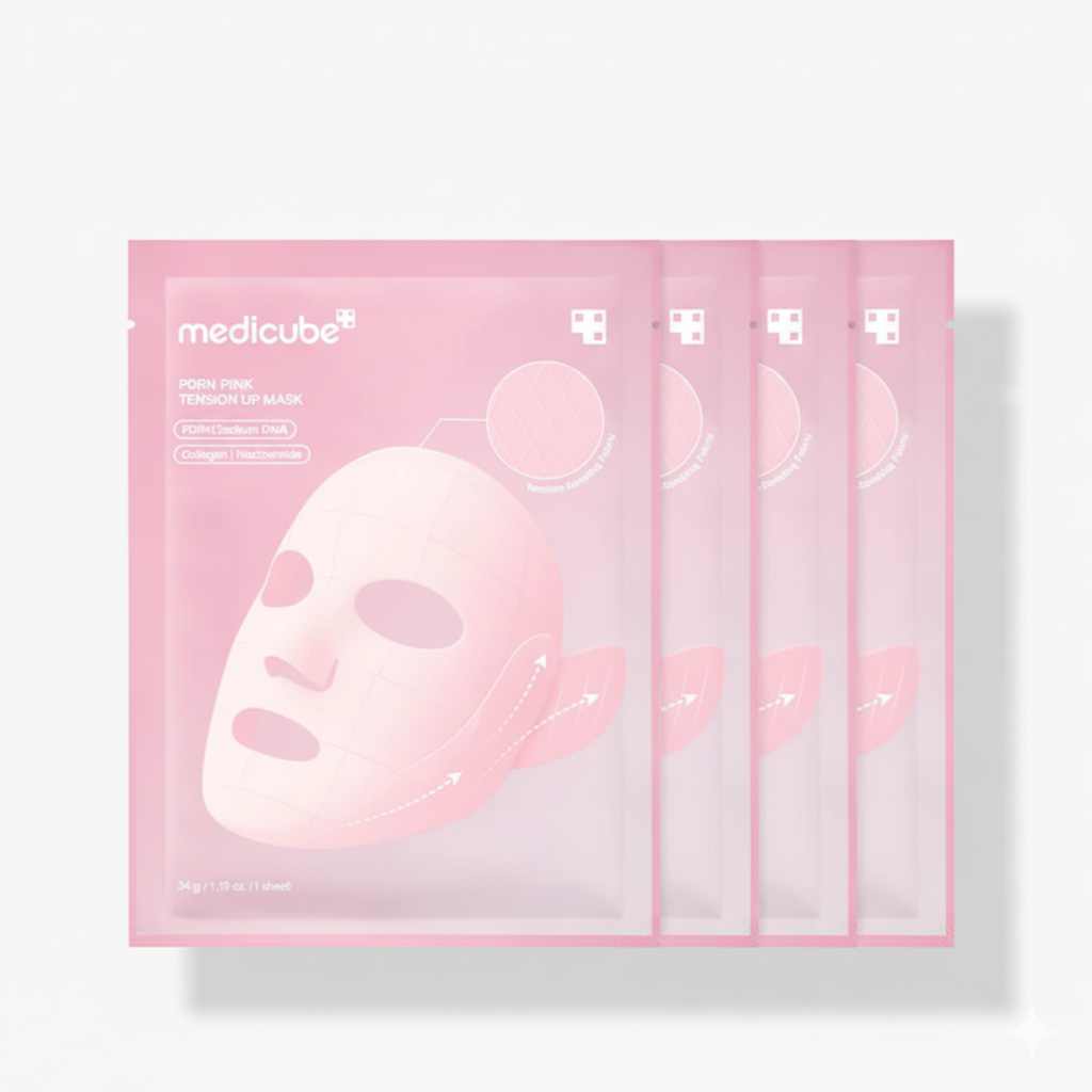medicube PDRN PINK TENSION UP MASK SET 34g X 4ea