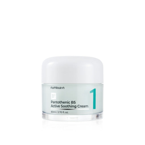 numbuzin No.1 Pantothenic B5 Active Soothing Cream 80ml - All Day Pretty Korean Beauty NUMBUZIN