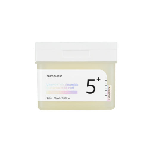 numbuzin No.5+ Vitamin-Niacinamide Concentrated Pad 70P - All Day Pretty Korean Beauty NUMBUZIN