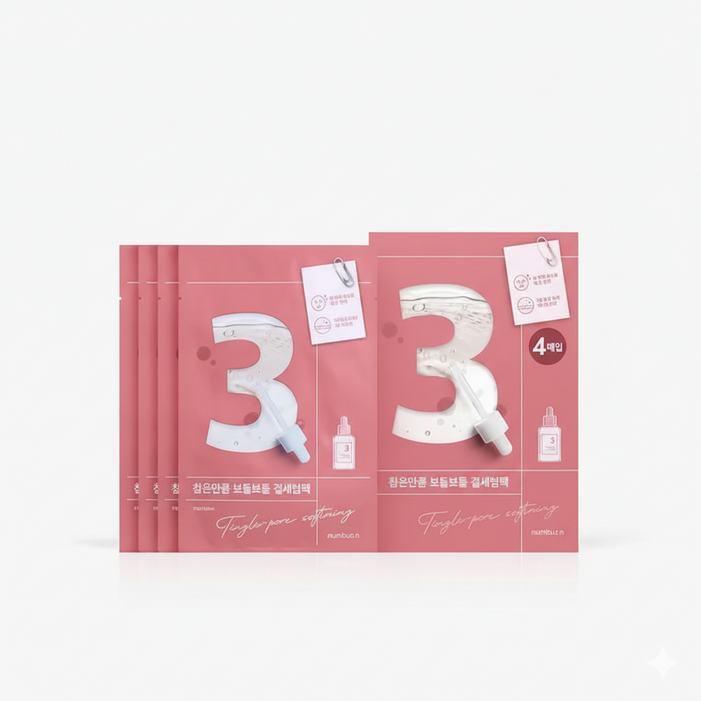 numbuzin No.3 Tingle Pore Softening Sheet Mask 10P