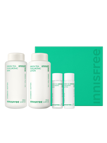 Innisfree-Green-Tea-Hyaluronic-Skincare-Set – beauty &amp; skincare essential for daily radiance
