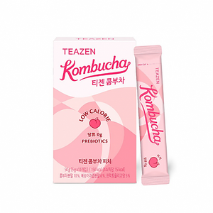 TEAZEN Kombucha Peach (10 Sticks)