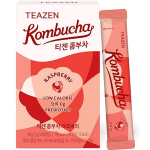 TEAZEN Kombucha Raspberry (10 Sticks)