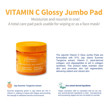 Jeju-Indi-Vitamin-C-Glossy-Jumbo-Pad-160Ml – beauty &amp; skincare essential for daily radiance