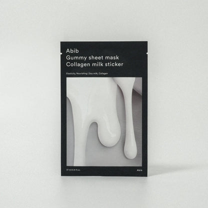 Abib-Gummy-Sheet-Mask-Collagen-Milk-Sticker-27Ml – beauty &amp; skincare essential for daily radiance