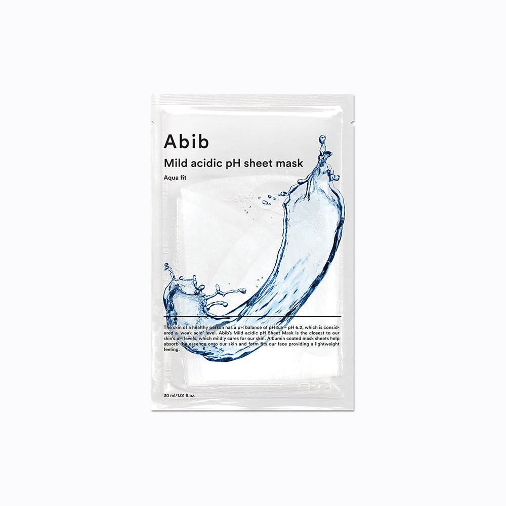 Abib Mild Acidic Ph Sheet Mask Aqua Fit 30Ml – beauty &amp; skincare essential for daily radiance