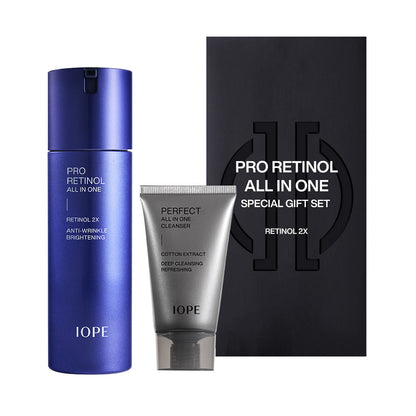 Iope Men Pro Retinol All In One 120Ml+ Cleansing Foam – beauty &amp; skincare essential for daily radiance