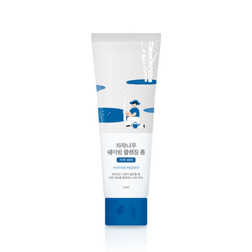 Round-Lab-For-Men-Birch-Juice-Shaving-Cleansing-Foam-120Ml – beauty &amp; skincare essential for daily radiance