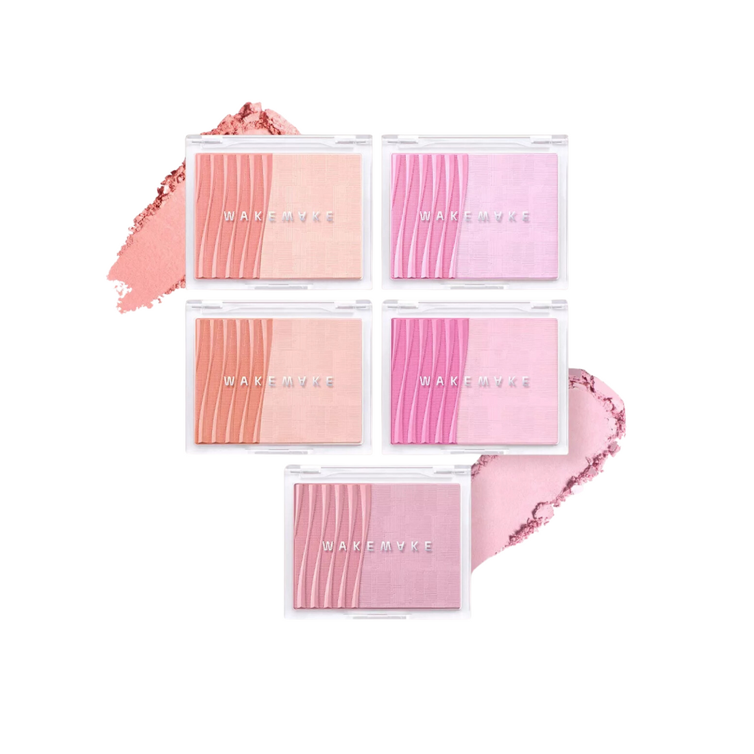 Wakemake Sheer Layering Dual Blusher (5 Colours) – beauty &amp; skincare essential for daily radiance