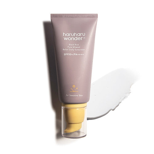 Haruharu wonder: Black Rice Pure Mineral Relief Daily Sunscreen SPF50+ 50ml