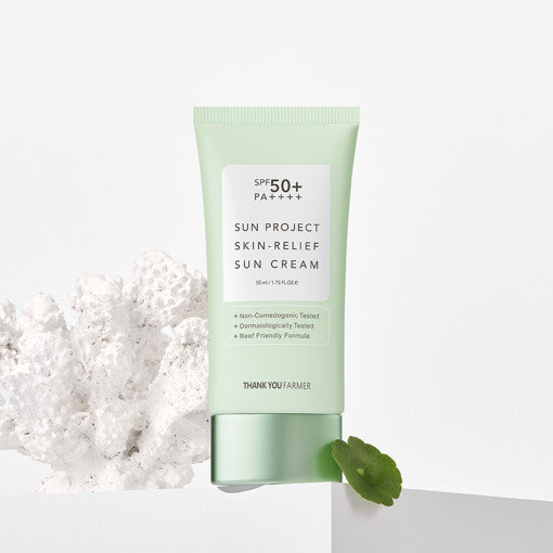Thank You Farmer Sun Project Skin Relief Sun Cream Spf50+ Pa++++ 50Ml – beauty &amp; skincare essential for daily radiance