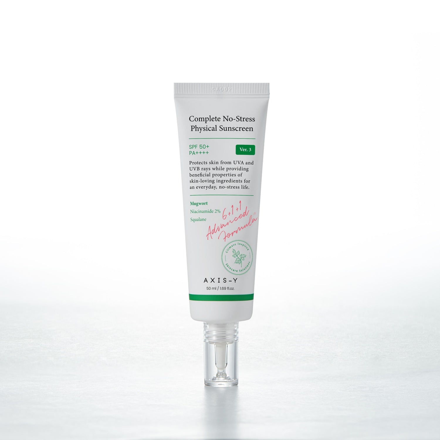 Axis-Y Complete No-Stress Physical Sunscreen V.3 50Ml – beauty &amp; skincare essential for daily radiance