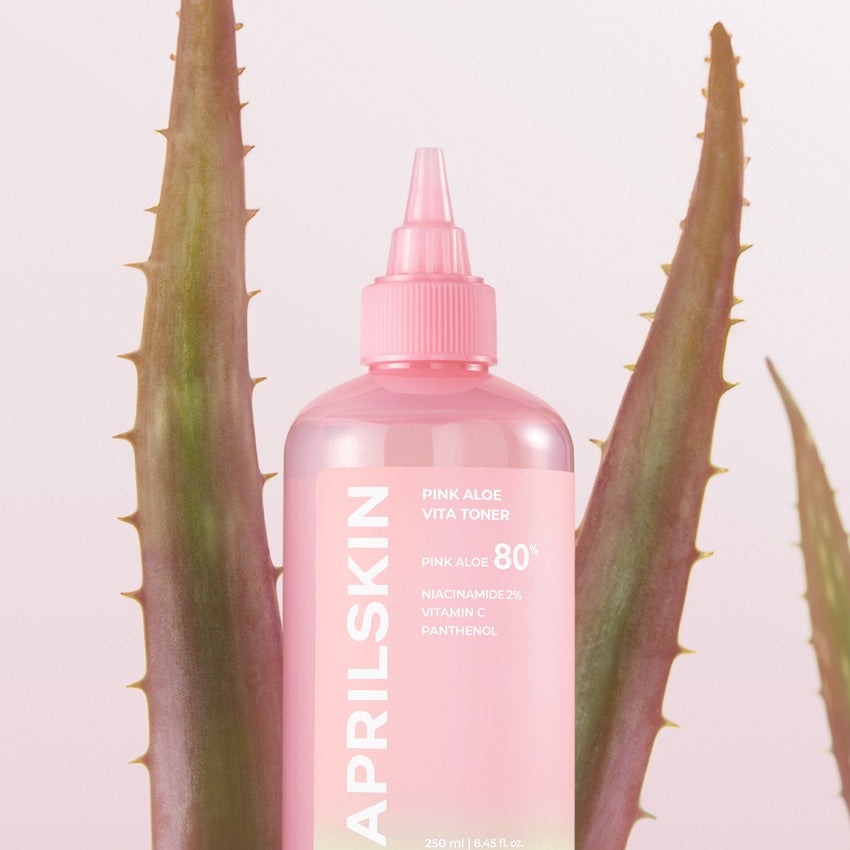 Aprilskin Pink Aloe Vitamin C Soothing &amp; Brightening Toner 250Ml – beauty &amp; skincare essential for daily radiance