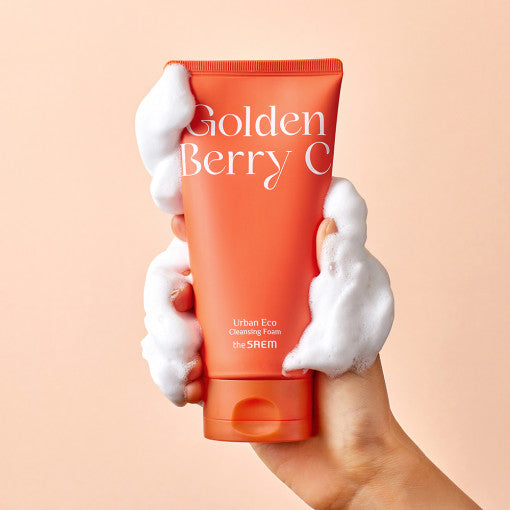 The Saem Urban Eco Golden Berry C Cleansing Foam 150ml - All Day Pretty Korean Beauty The saem