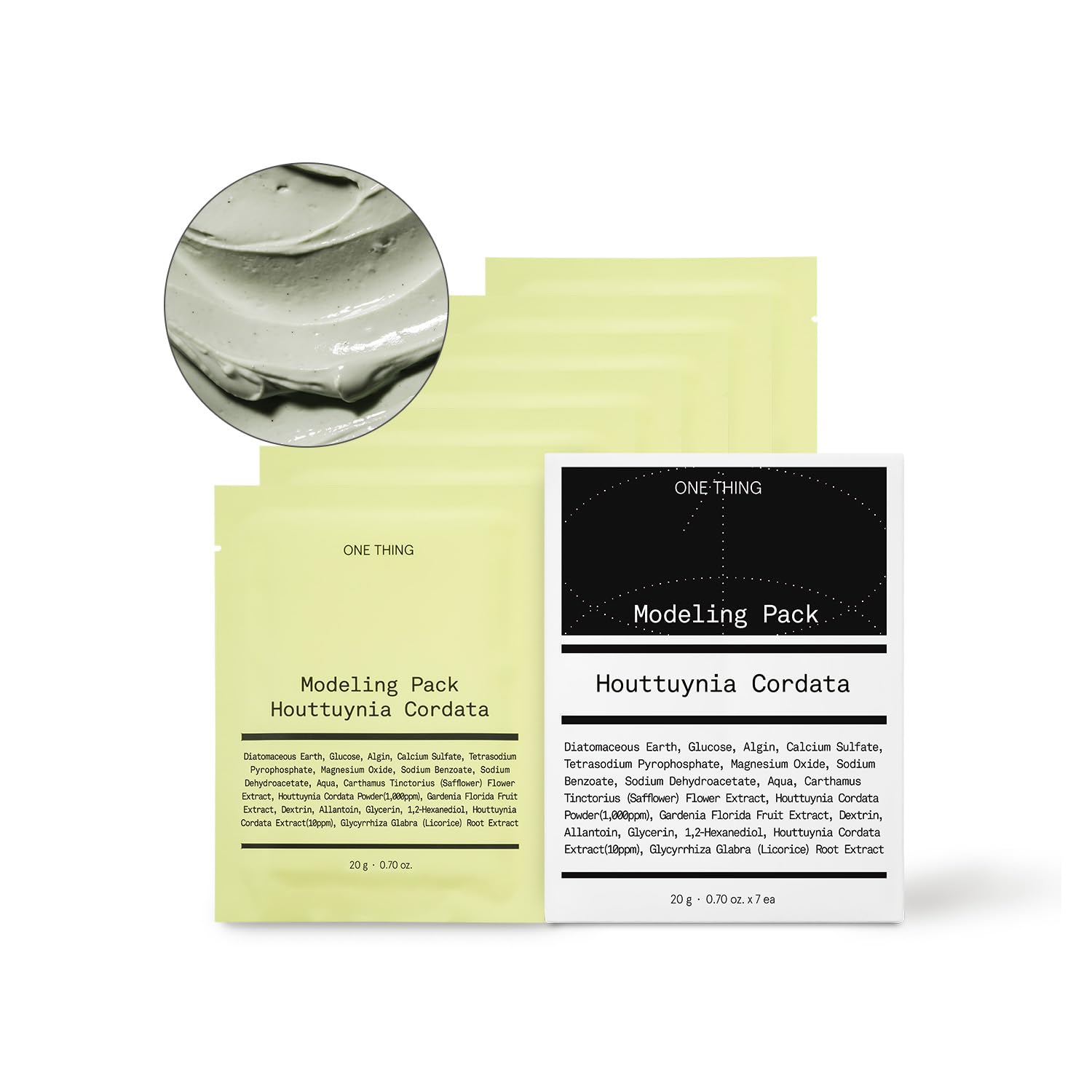 One-Thing-Modelling-Pack-20Gx7Ea-Houttuynia-Cordata – beauty &amp; skincare essential for daily radiance