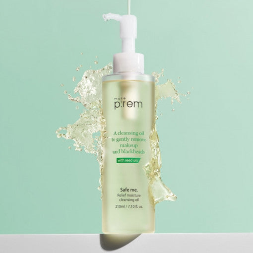 make p:rem Safe Me. Relief Moisture Cleansing Oil 210ml - All Day Pretty Korean Beauty make prem