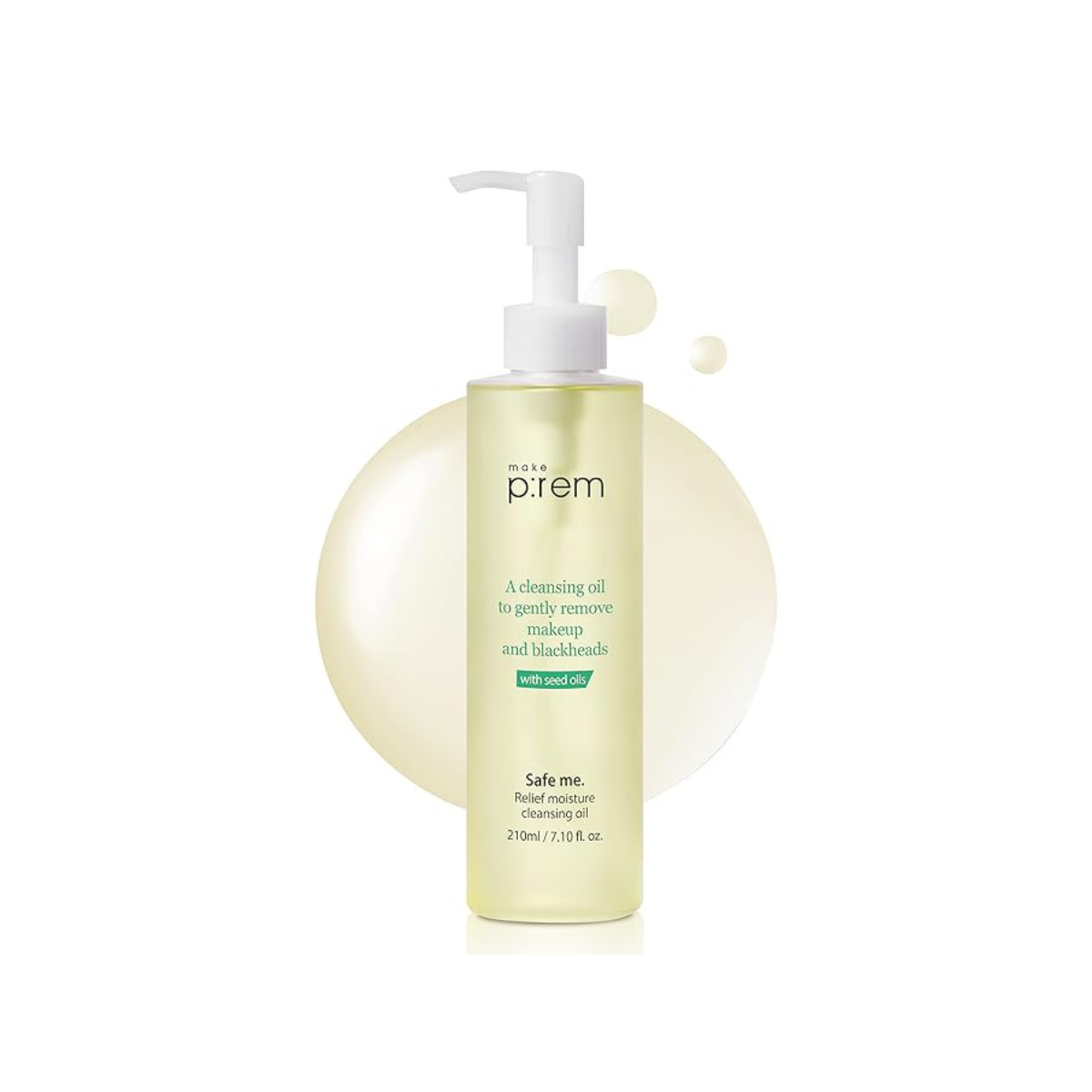 make p:rem Safe Me. Relief Moisture Cleansing Oil 210ml - All Day Pretty Korean Beauty make prem