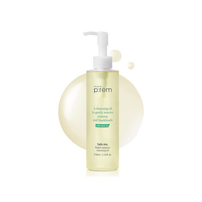 make p:rem Safe Me. Relief Moisture Cleansing Oil 210ml - All Day Pretty Korean Beauty make prem