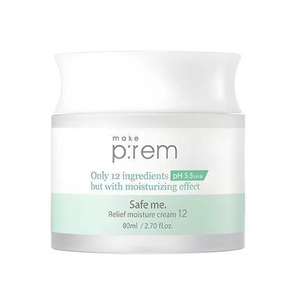 make p:rem Safe Me. Relief Moisture Cream 12 80ml - All Day Pretty Korean Beauty make prem