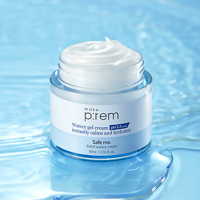 make p:rem Safe Me. Relief Watery Cream 80ml - All Day Pretty Korean Beauty make prem