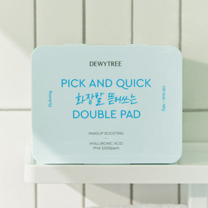 DewyTree PICK &amp; QUICK Makeup Boosting Double Pad 380g(100 Pads)